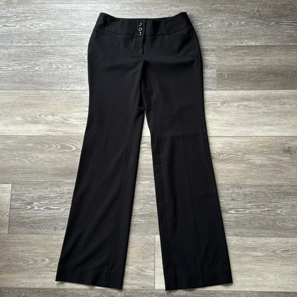 White House Black Market Black Boot Cut Pants - Picture 1 of 3